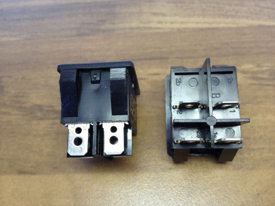 Taiwan E-SWITCH 16A 250V imported silver contacts with lamp rocker rocker switch TB5 power switch