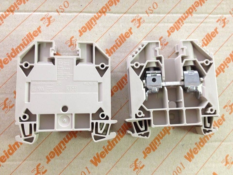 Original authentic German Weidmuller Wade Miller WD016 straight terminal 1020400000