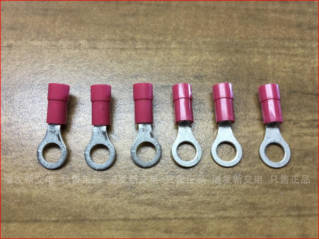 United States 22-18AWG O imported MOLEX type cold pressed terminal circular insulated wiring nose 5MM