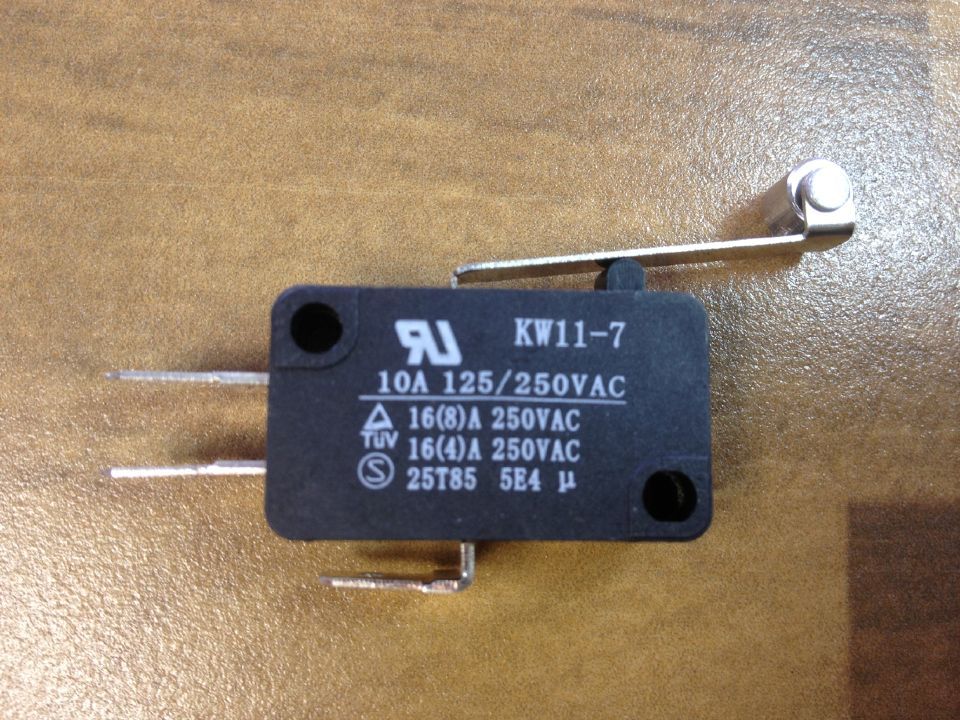 Silver contact KW11-7 long wheel micro switch travel switch