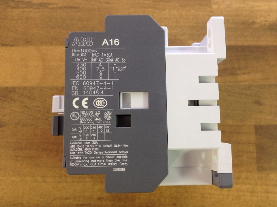 Original United States A16-30-10 AC380V import contactor ABB guarantee certificate