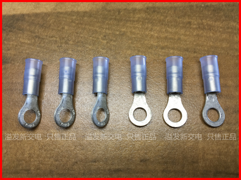 United States MX 2-4 O type MOLEX cold pressed terminal imports round pre insulated copper nose