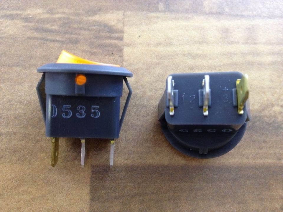 South Korea Merchant type switch SR-06NR rocker switch with lamp power 220V tripod