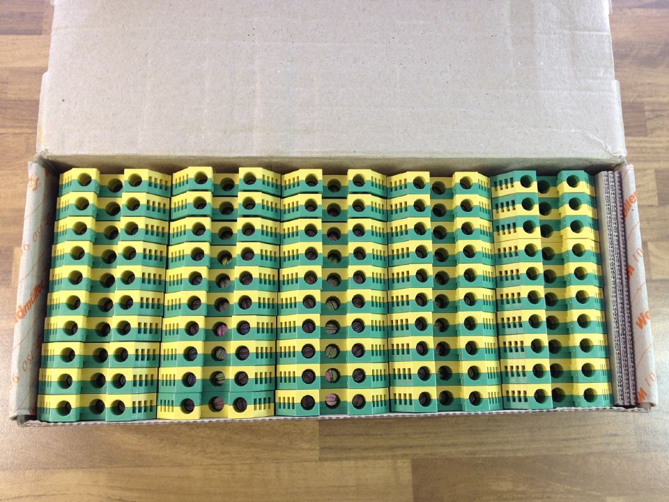 Original authentic German Weidmuller Wade Miller WPE16 straight terminal 1010400000