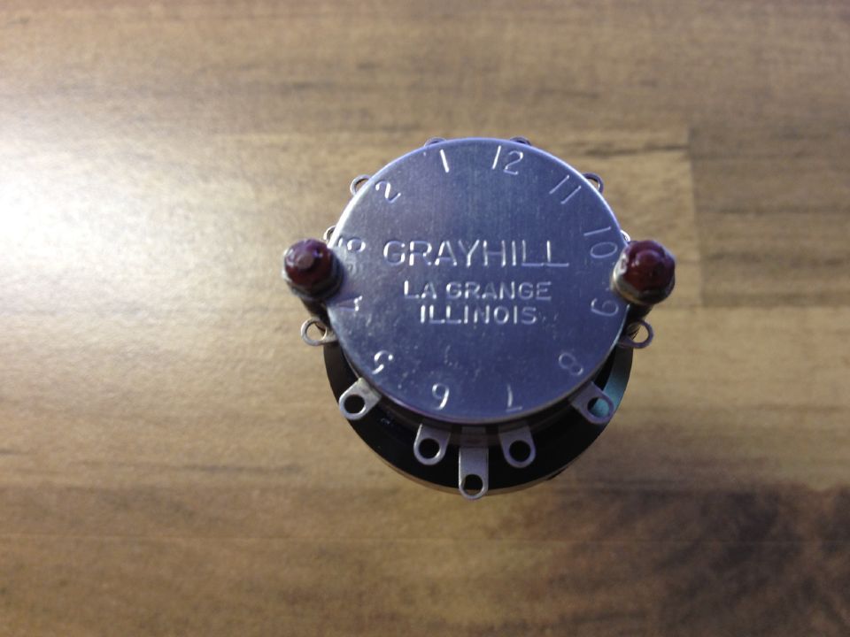 American M3786-4-3019 GRAYHILL rotary code switch 12