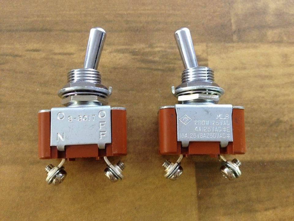 Japan imported NKK S-301T two foot 15A125V 6A220V toggle switch gear GENUINE NEW
