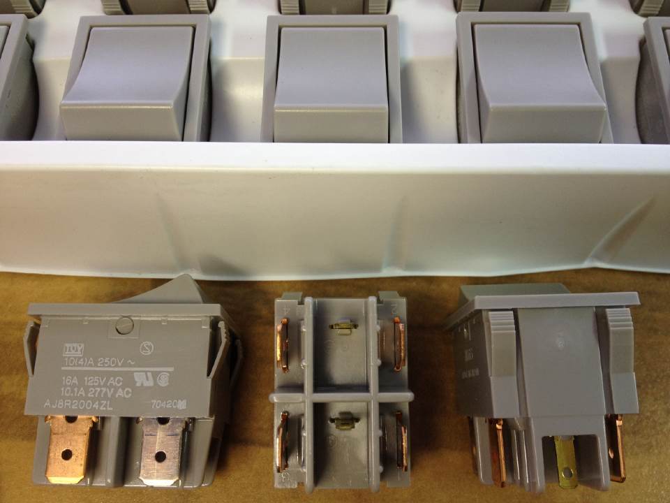 Japan's Matsushita switch rocker switch AJ8R2004ZL 10A277V release 70420M import ship