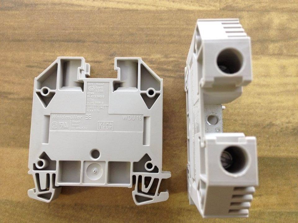 Original authentic German Weidmuller Wade Miller WD016 straight terminal 1020400000