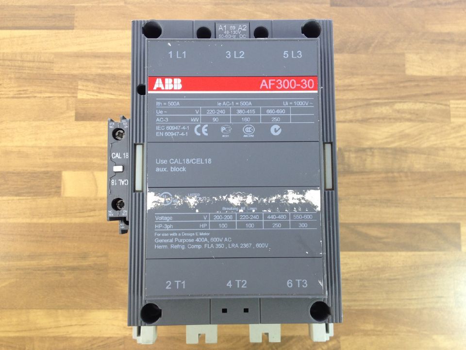 Original American AF300-30-11 ABB DC general contactor 48-130VDC