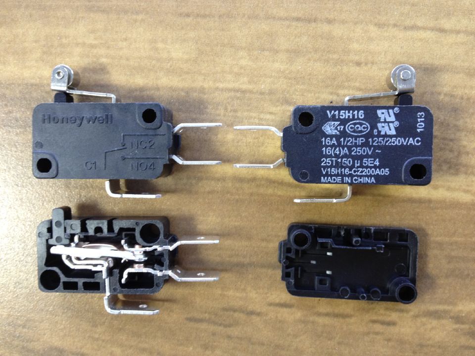 U.S. Honeywell Honeywell V15H16-CZ200A05 micro switch short round of the original authentic