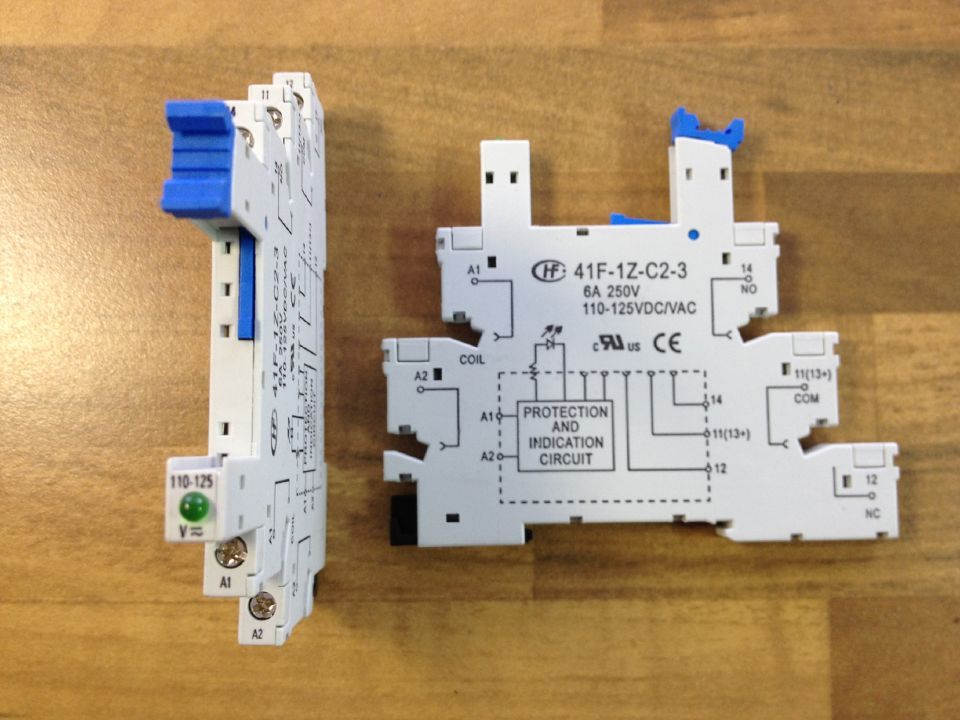 Acer 41F-1Z-C2-3 genuine 110-125VDC/VAC relay relay base seat