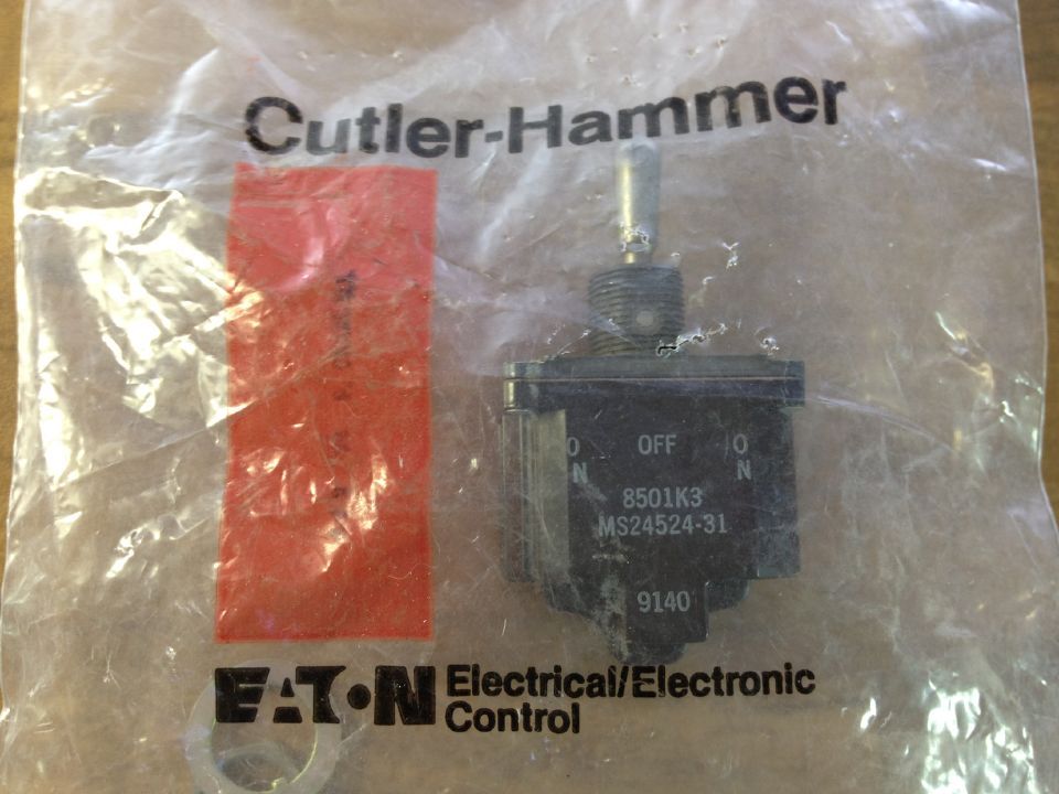 Muller Cutier-hammer 8501k3 import hexapod toggle switch from + two.