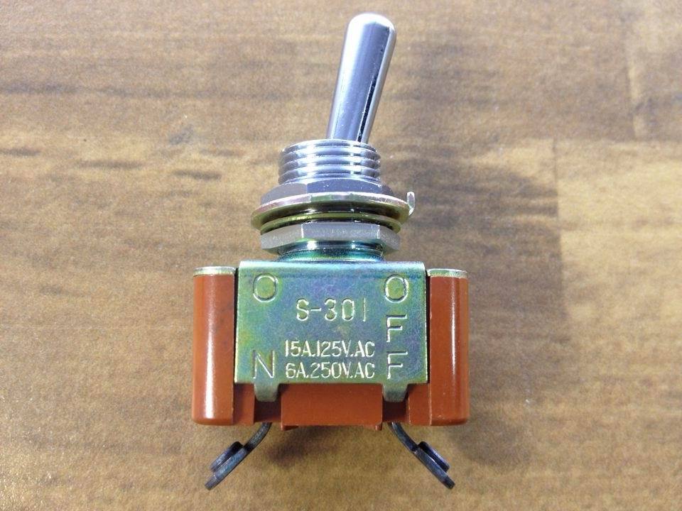 Japan imported NKK S-301 toggle switch toggle pin two second 6A250V 15A125V genuine original
