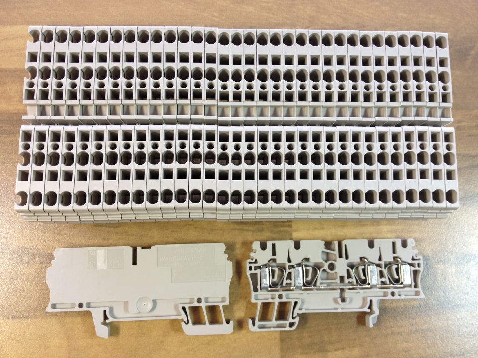 Original German Weidmuller Wade Miller ZDU2.5/4AN straight type terminal connection terminal