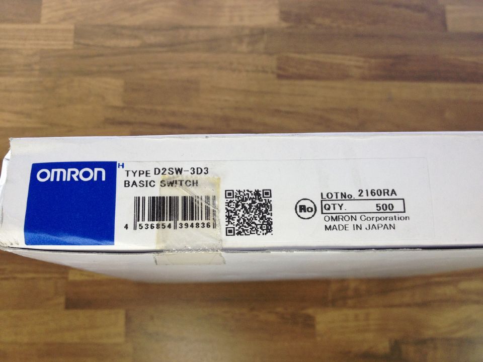 Japan's OMRON SW D2SW-3D3 waterproof micro switch can replace the DEL ABS cherry DC2