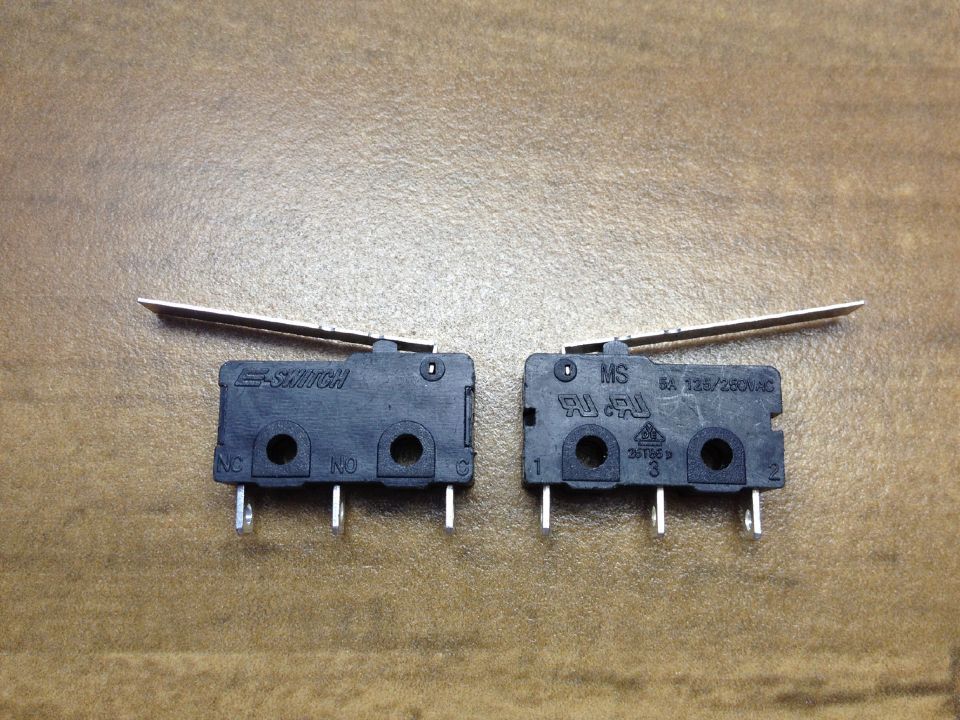 U.S. MS E-SWITCH import micro switch 5A250V short handle limit switch original authentic