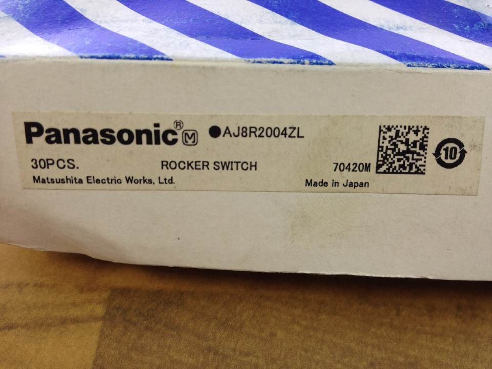 Japan's Matsushita switch rocker switch AJ8R2004ZL 10A277V release 70420M import ship