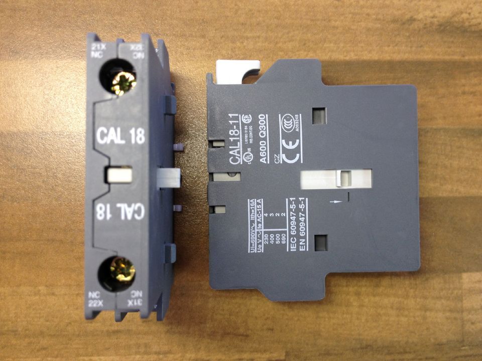 Original American CAL18-11 ABB ABB AC contactor auxiliary contact module switch spot
