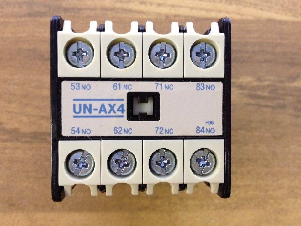 - - UX-AX4 auxiliary contact 2NO+2NC original authentic
