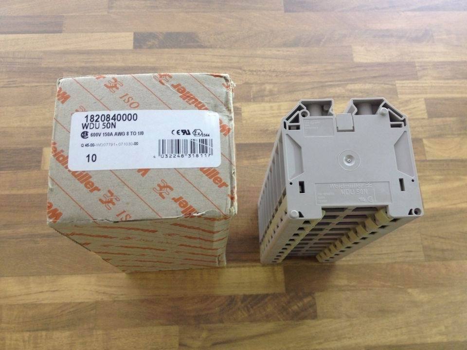 Germany Weidmuller Wade Miller W WDU50N series through type of terminal