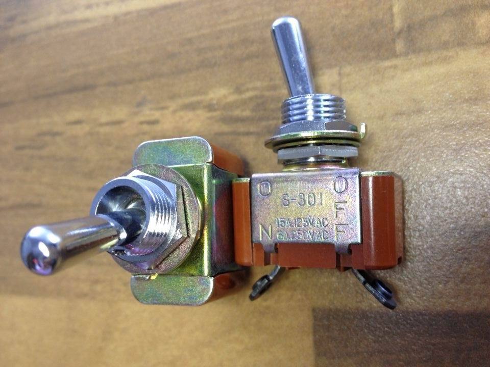 Japan imported NKK S-301 toggle switch toggle pin two second 6A250V 15A125V genuine original
