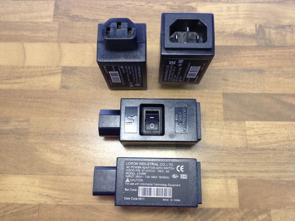 Taiwan LOROM Le Rong LR-888 product font male parent switch 10A250V three core AC power plug and socket