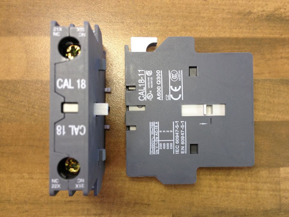 Original American CAL18-11 ABB ABB AC contactor auxiliary contact module switch spot