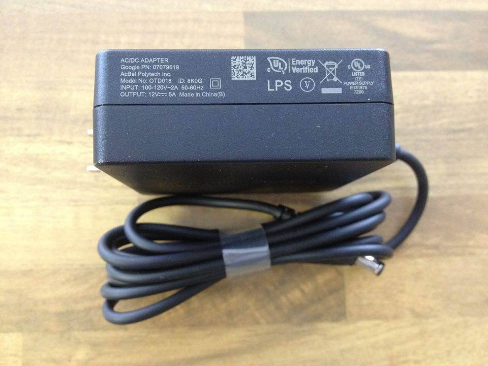 Google OTD018 12V5A power adapter for