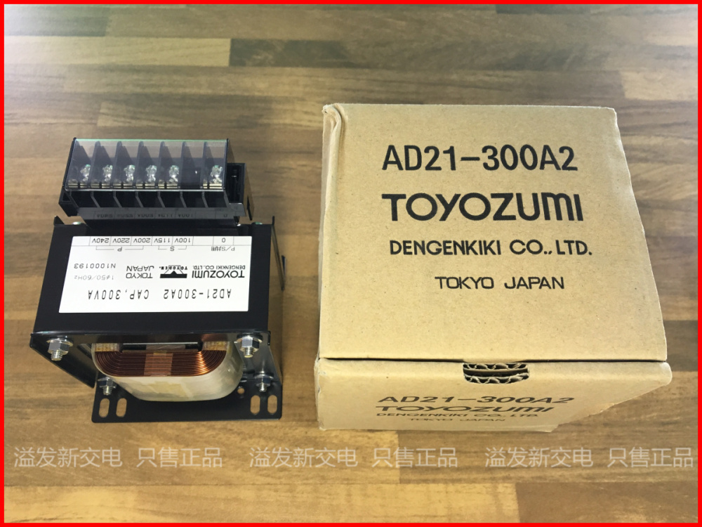 Japan TOYOZUMI AD21-300A2 CAP300V 220V 100V 115V transformer