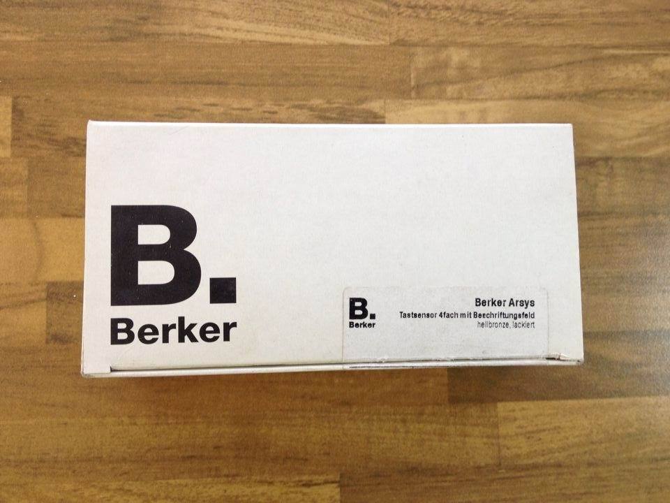 Berker 75164044 EIB/KNX lighting panel brocade four original authentic