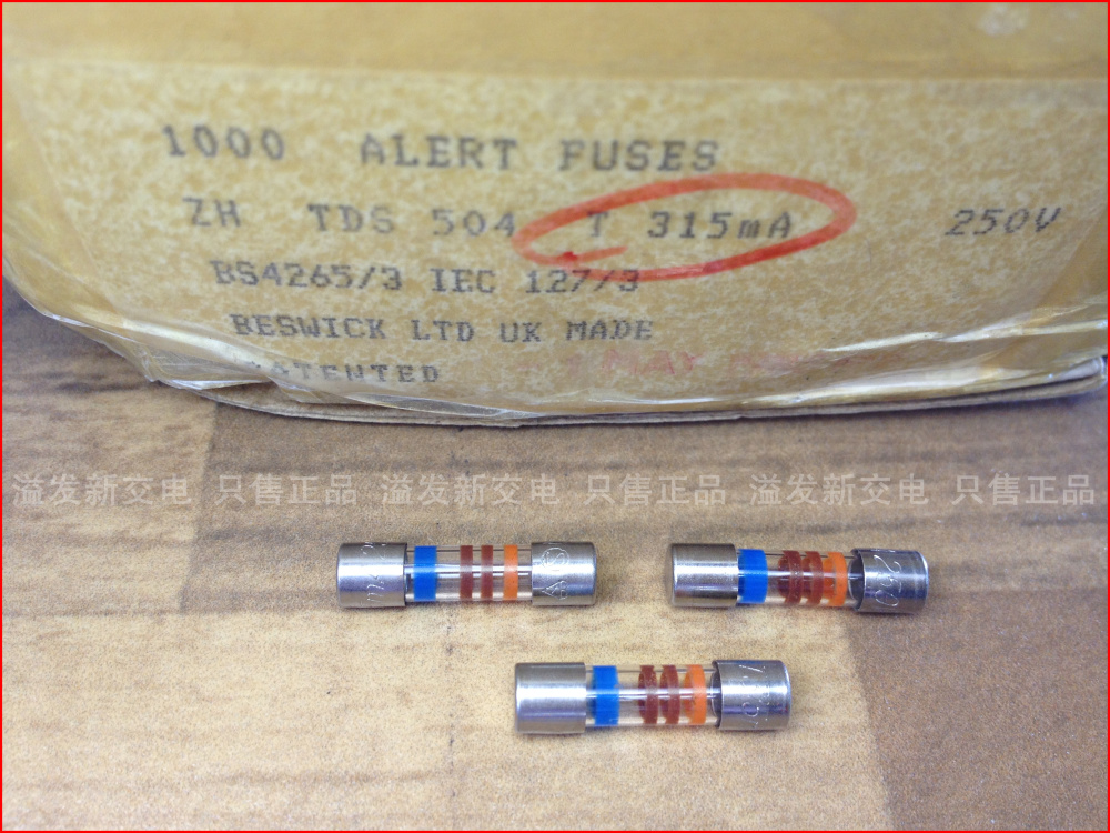 Japan's T 504 315MA TDS import color green risk insurance pipe 5X20 250V
