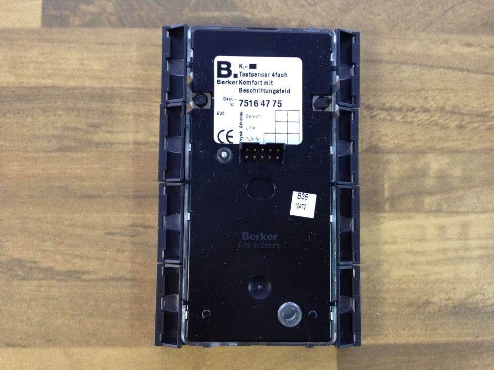 Berker 75164775 EIB/KNX lighting panel brocade four original authentic