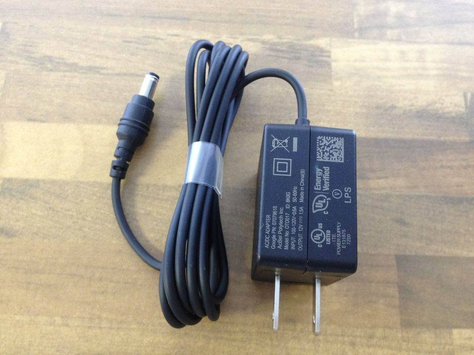 Google OTD017 12V1.5A power adapter for