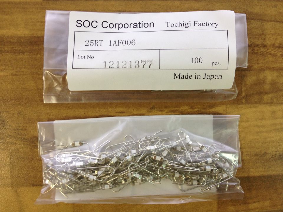 Japan's 25R T1A F006 SOC 25RT electrical resistance of the original authentic 1AF006