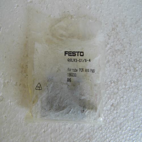 * special sales * BRAND NEW GENUINE FESTO air connector QSLV3-G1/8-4 spot 186233