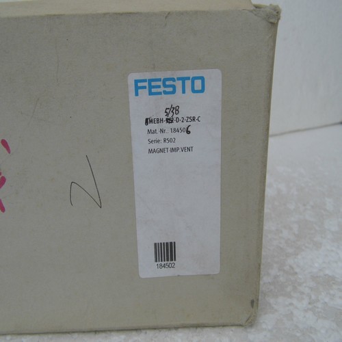 Brand new original genuine FESTO solenoid valve MEBH-5/3B-D-2-ZSR-C spot 184506