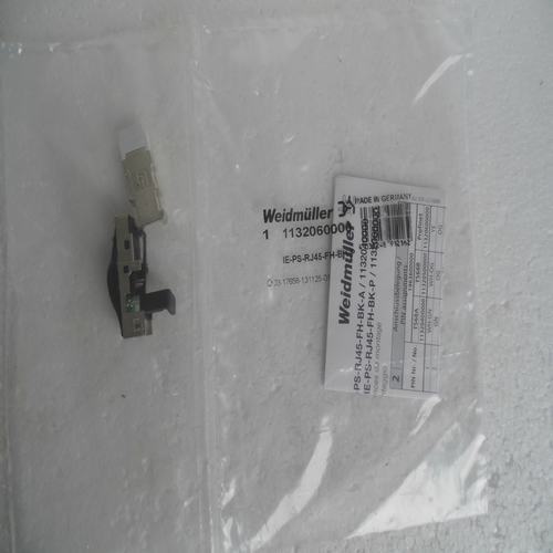 * special sales * brand new original authentic Weidmuller plug IE-PS-RJ45-FH-BK-P 1132060000 IE-PS-RJ45-FH-BK 1963600000