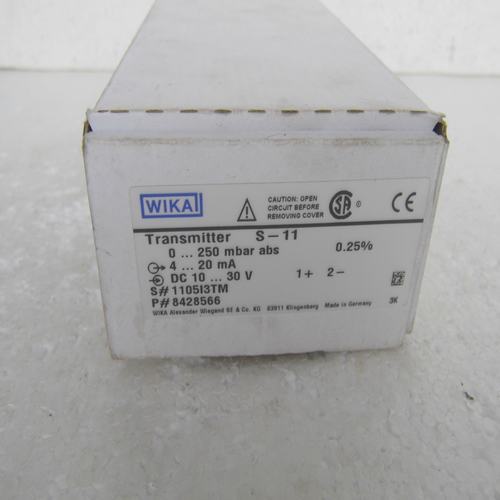 * special sales * BRAND NEW GENUINE WIKA pressure switch S-11 spot 250MBAR