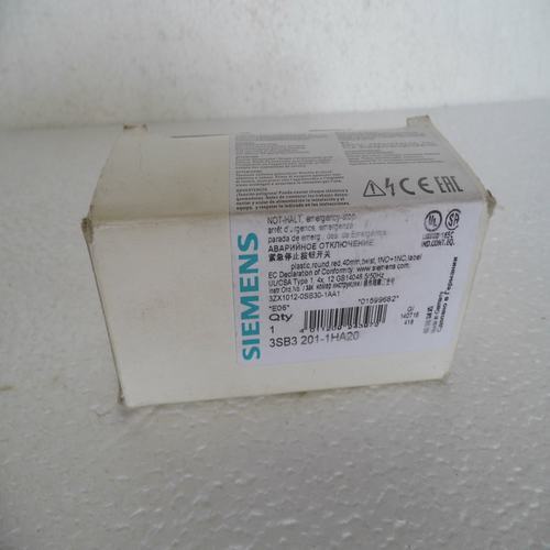 * special sales * BRAND NEW GENUINE SIEMENS emergency stop button switch 3SB3201-1HA20