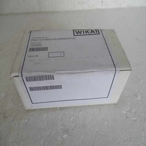 Brand new genuine WIKA pressure switch PSD-10-K-BBQ-HD-ZDM4ZAW-ZZ spot