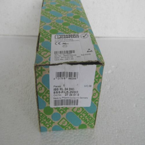 The new CONTACT IBS module RL DIO 24 8/8/8-R-LK-2MBD PHCENIX 2734510
