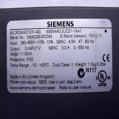* special sales * brand new original 6SE6440-2UD21-1AA1 inverter SIEMENS
