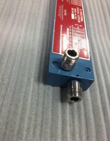 Narda 3022 20dB 500W N 1-4GHz type broadband bidirectional high power coaxial coupler