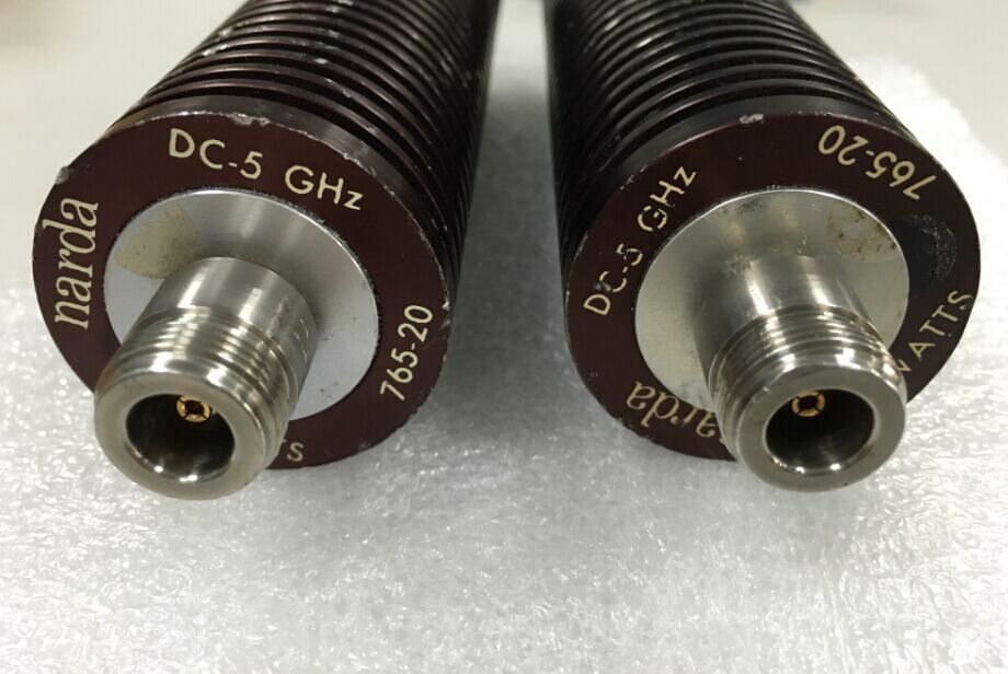 765-20 DC-5GHZ 20dB 50W Narda high power coaxial fixed attenuator N