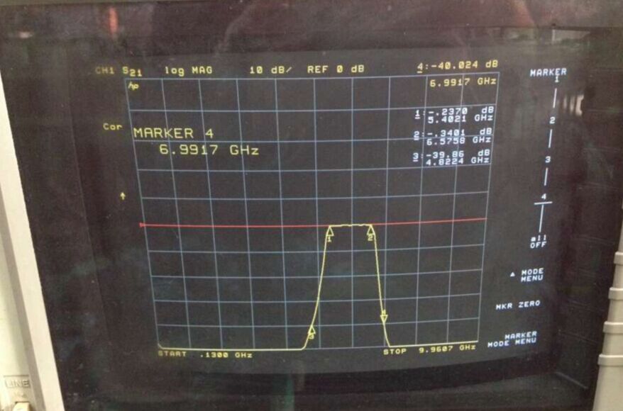 7FV20-6000/U1100-OP/O 5.4-6.5GHZ K&L RF microwave bandpass filter SMA