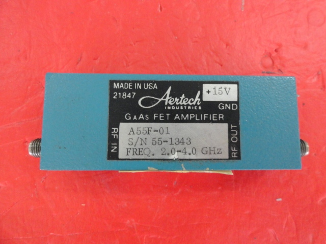 Supply A55F-01 2-4GHz G:30dBm P:5dB AEITECH 15V amplifier SMA