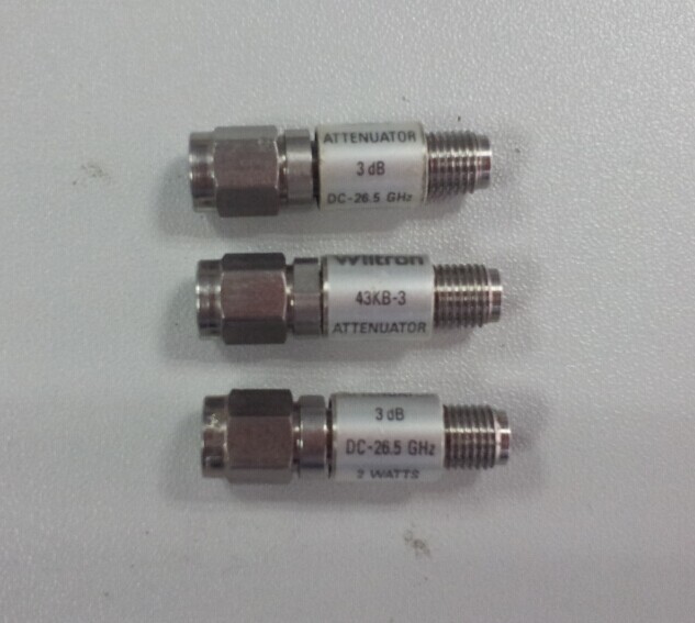 43KB-3 DC-26.5GHZ 3DB WILTRON coaxial fixed attenuator 2.92mm