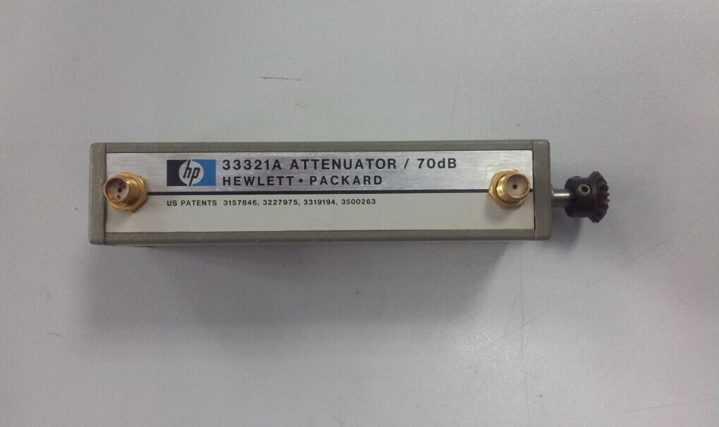 HP 33321A DC-18GHZ 70dB Agilent 10dB step by step attenuator SMA