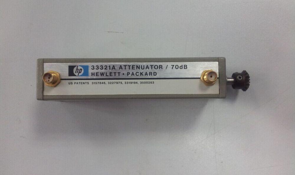 HP 33321A DC-18GHZ 70dB Agilent 10dB step by step attenuator SMA