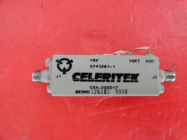 Supply CELERITEK amplifier 15V SMA CSA-200017